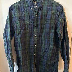 J.Crew Blackwatch Plaid Buttondown